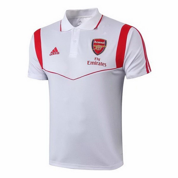 Polo Arsenal 2019-20 Blanco Rojo